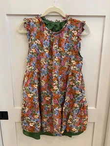 Anthropologie THML Tiered Multicolor Floral Dress w/ Ruffle Sleeve Size Small - Picture 1 of 3