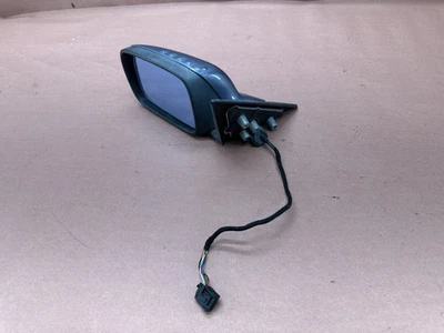 Conjunto de espejo retrovisor térmico exterior delantero izquierdo BMW E46 330CI 325CI azul fabricante de equipos originales 95 k millas Foto 1 de 4