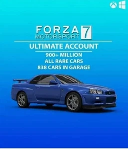 Forza Motorsports 7 MODDED ACOUNT 999,999,999 Credits, and WHEELSPINS - Picture 1 of 1