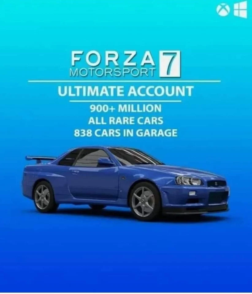 Forza Motorsports 7 MODDED ACOUNT 999,999,999 Credits, and WHEELSPINS - Image 1 of 1
