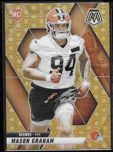 2025 Mosaic Football Mason Graham RC Honeycomb Prizm SSP Ultra Rare Case Hit - Picture 1 of 2