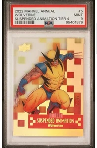 2022 Upper Deck Marvel Annual Suspended Animation Tier 4 /99 Wolverine #5 Psa 9! - Picture 1 of 2