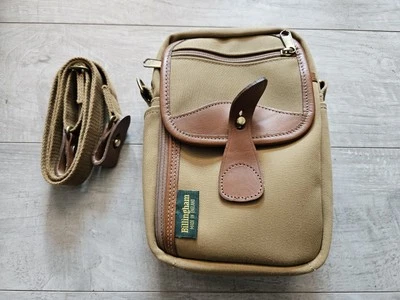 💥BILLINGHAM Compact Stowaway Pouch Camera Bag Shoulder Strap  Canvas Leather - Image 1 of 4