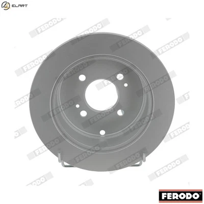2x BRAKE DISC DDF1794C-1 FOR HYUNDAI ACCENT/III/IV GETZ/PRIME i20 VERACRUZ TB - Image 1 of 4