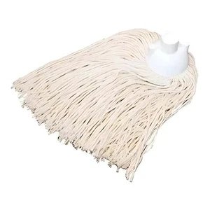 Mocio cotone bianco 240 gr filo grosso professionale Ipc Tools mop pavimenti - Foto 1 di 1