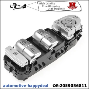 UK Electric Window Switch For Mercedes C-Class W205 14-19 S205 X253 A2059056811 - Picture 1 of 6