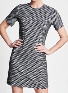 Mini Vestido SPANX NUEVO CON ETIQUETAS $158 Ponte Elástico en Jacquard Cuadros Talla Grande - Imagen 1 de 7