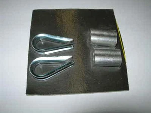 TIE DOWN ENGINEERING 3/16" SLEEVE & THIMBLE KIT/LOOPS & FERRULES! NIB! L@@K! - Picture 1 of 4