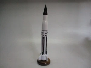 Ground-Based Interceptor Missile Desktop Mahogany Kiln Dry Wood Model Small New - Bild 1 von 4