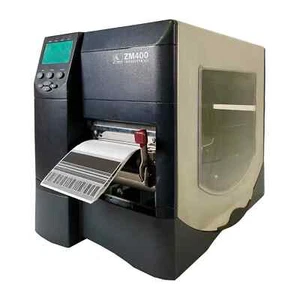 Zebra ZM400 UPS Direct Thermal Label Printer Peeler LAN USB Serial Parallel - Picture 1 of 8