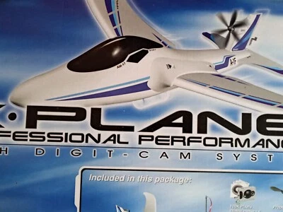 X PLANE RC PLANE WITH DIGITAL CAMARA, DROP TUBE, PARATROOPER DROP BOMB ARF - Image 1 of 4
