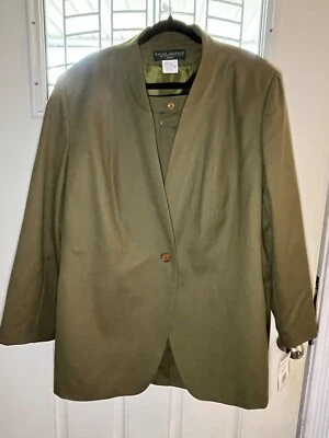 Conjunto de terno feminino Harvé Benard novo com etiquetas 100% lã - Imagem 1 de 4