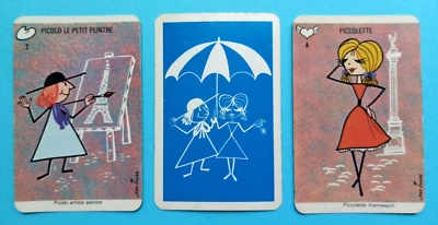 c. 1964 - JOLI ANCIEN JEU DE CARTES 7 FAMILLES PICOLO ET PICCOLETTE - Jean IMAGE - Photo 1/4