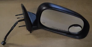 2004-09 DODGE DURANGO OEM PASSENGER SIDE DOOR POWER HEATED MIRROR MEMORY BLACK - Picture 1 of 3