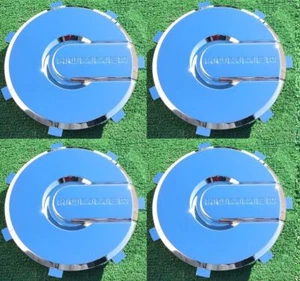 4 New Chrome Center Caps fit OEM Factory GM Hummer H2 20 inch Wheel 6310 9596095 - Picture 1 of 12