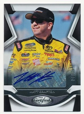 2016 Panini Certified Signatures MATT CRAFTON Auto Camping World Truck SP #/84 - Image 1 of 2