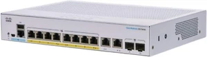 Cisco Business Smart Switch, 8 Port GE,  Full PoE, Ext PS, 2x1G Combo - Picture 1 of 6