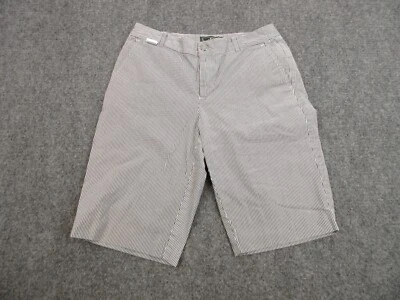 Pantalones Cortos Lauren Ralph Lauren Mujer 4 Negro Blanco Informal Preppy Damas 30x20 Foto 1 de 4