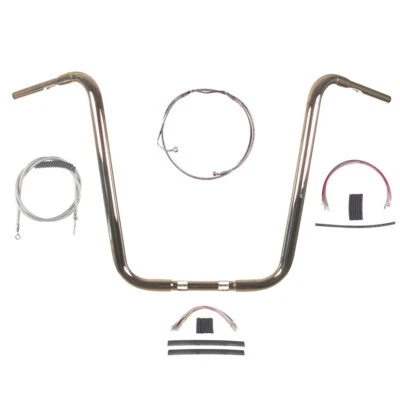 Kit de barra de suspensión Ape 2008-2013 1 1/4" cromada 18" Harley Road Glide King con ABS Foto 1 de 2