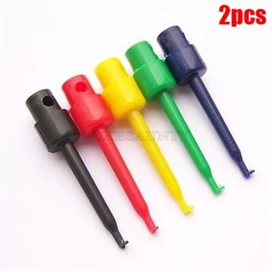 10 Piezas 5 Colores 57Mm Grabber Smd Clip de Prueba Gancho Sonda Pcb Jumper Ic Nuevo zi - Imagen 1 de 2