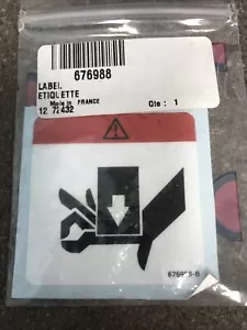 MANITOU SAFETY DECAL SIGN STICKER LABLE 676988 - Picture 1 of 1