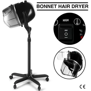 Professional Salon Hair Dryer Stand Bonnet Hood Adjustable Heating Timer Wheels - Picture 1 of 24