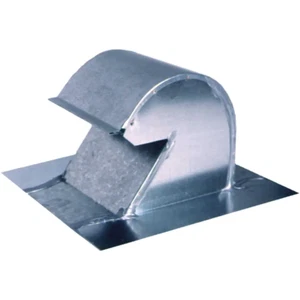 6 in. Goose Neck Vent Roof Cap for Attic Ventilation or Exhaust Pipe Cover Steel - Picture 1 of 3