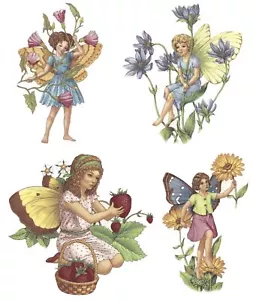 Calcomanías de cerámica para tobogán acuático con sobreesmalte flores hadas de jardín fresas - Imagen 1 de 4