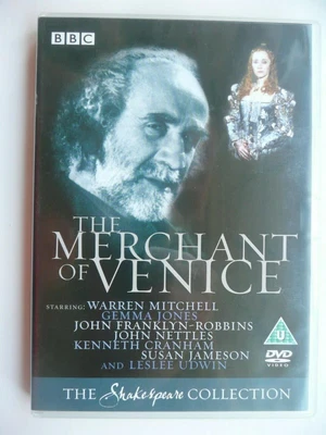 The Merchant Of Venice BBC Shakespeare DVD New Warren Mitchell 1980 Free UK P&P - Image 1 of 4