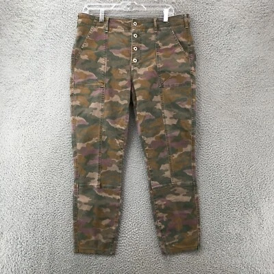 Женские штаны на лодыжке Pilcro & The Letterpress Utility 35x27 разноцветный камуфляж - Изображение 1 из 4