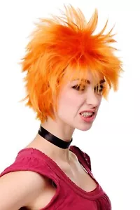 Perücke Herren Damen Cosplay Orange Wild Struppelig Gestyled Japan Anime H9708 - Bild 1 von 5