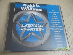 NEW SEALED KARAOKE CD+G ROBBIE WILLIAMS VOL 83 LEGENDS SERIES - Imagen 1 de 2