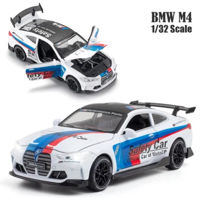 1/32 Scale BMW M4 Sport Car Alloy Model Car Toy Collection Sound Light Kids Gift - Image 1 of 4