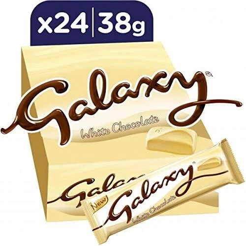 New Galaxy White Chocolate x48 Bars from Dubai - Each 36g - Image 1 of 4