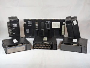 Series 90-30 GE Fanuc 5-Slot Controller Base with PSU, Comm and I/O Modules - Picture 1 of 12