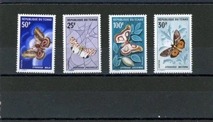 Chad 1968 Butterflies Scott# 159-62 Mint LH - Picture 1 of 1