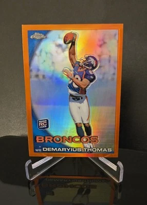 DEMARYIUS THOMAS RC 🔥 2010 Topps Chrome Orange Refractor Color Match Rookie 110 - Image 1 of 2