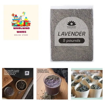 Brotes de lavanda seca caja de 5 lb flor seca Foto 1 de 4