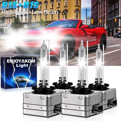 For Chevrolet Camaro 2010-2013 HID Xenon Headlight Bulbs D1S+D1S High Low Beam - Image 1 of 4