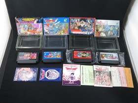 BOXED Tested Dragon Quest 1 2 3 4 II III IV SET Famicom FC NES ENIX Japan made 2