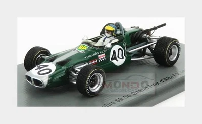 1:43 Spark Lotus F2 59 #40 5Th Albi Gp 1969 R.Peterson Green SF187 Model - Image 1 of 2