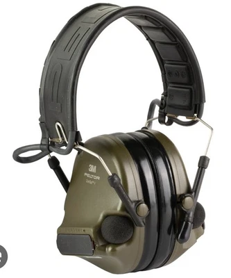 3M PELTOR ComTac V Hearing Defender (Green) - Image 1 of 4