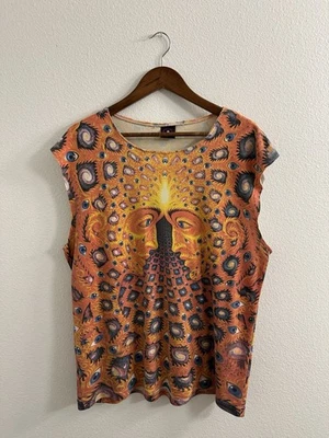Rare Vintage Alex Grey Tool Abstract AOP Size XL  - Image 1 of 4