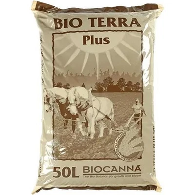 CANNA Bio Terra Plus organische Grow Pflanzenerde Substrat vorgedüngt 50L