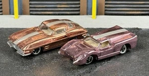 Vintage Aurora "Cigar Box" Stingray And Ford J Car Made In USA - Picture 1 of 6