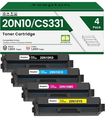 20N10 CS331 CX331 Toner Cartridge Replacement for Lexmark 20N10 20N10K0 20N10C0 - Image 1 of 4