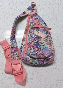 Vera Bradley Mini Sling Backpack in "Minnie's Garden Party" Pattern - Picture 1 of 3