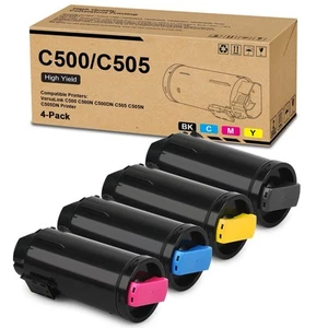 VersaLink C500 C505 Toner 4er-Pack extra hohe Kapazität für Xerox C500DN C505DN C505N - Bild 1 von 2
