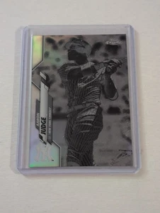 2020 Topps Chrome Baseball - Aaron Judge - Negative Refractor - Bild 1 von 2
