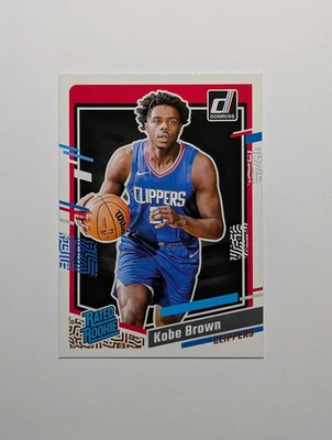 2023-24 Panini Donruss Kobe Brown Rated Rookie RC #239 Los Angeles Clippers - Image 1 of 2